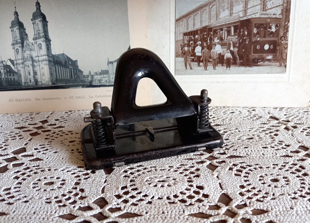 Vintage Perforator, Hole Punch, Puncher, Paper Punch, Vintage Office