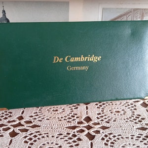 Vintage Set pen, De Cambridge, punta Iridium, bolígrafo, pluma estilográfica, Alemania