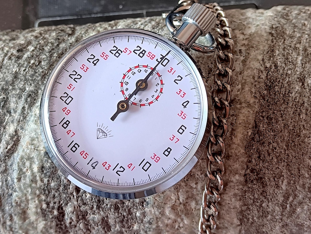 Vintage Stopwatch, Mechanical Stopwatch, Diamond, China, Works - Etsy