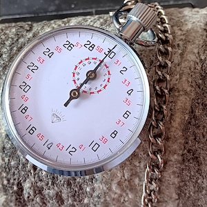 Vintage stopwatch, mechanical stopwatch, Diamond, China, works