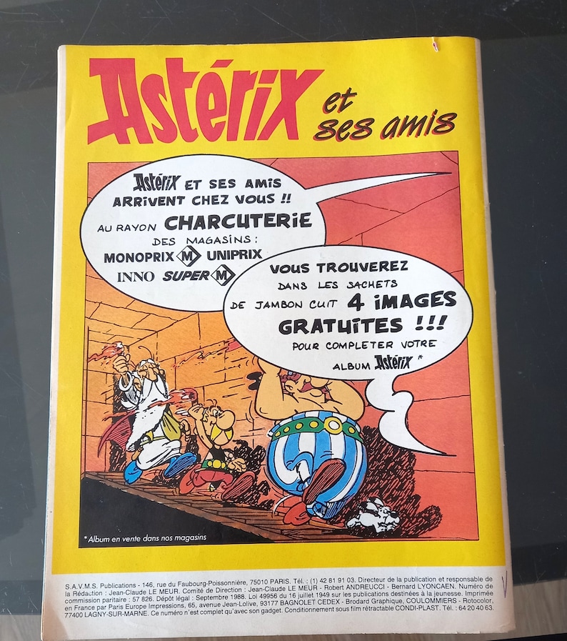 Vintage magazine, Pif, gadget, France, 1017 image 3