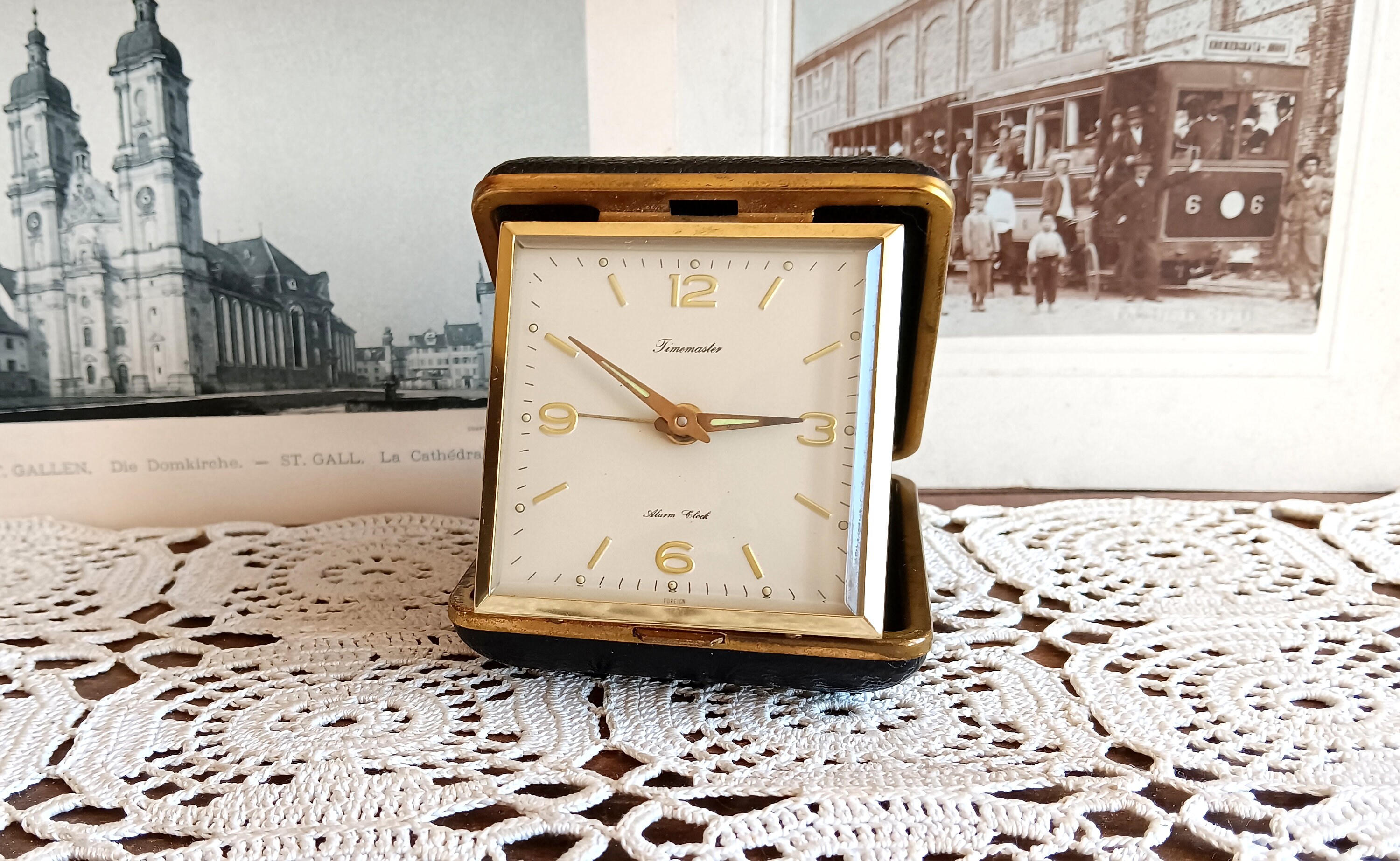 Réveil Vintage Timemaster Aradora – Mécanique à Remonter – Roumanie Années 70
