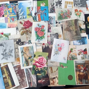 LOT de 100 cartes postales vintage, cartes postales définies, Europe, Époque de la guerre froide, Soviétique, URSS