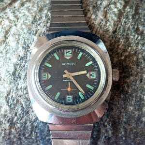 Vintage wristwatch, Admira, mechanical watch, wind up watch, Men&#39;s watch, Germany