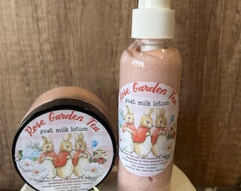 Rose Goat Milk Lotion, Rose Clay Lotion