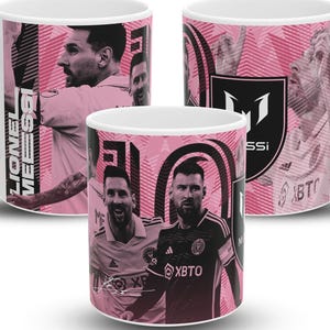 Messi Coffee Mug | Messi Coffee Cup | Inter Miami Gift | Football Souvenir Mug | MLS | Messi Fan | Messi | Copa America | Euro Cup