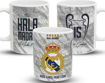 Real Madrid Coffee Mug | Real Madrid Coffee Mug | Real Madrid Gift | Football Souvenir Mug | Cr7 Fan | Real Madrid Fan