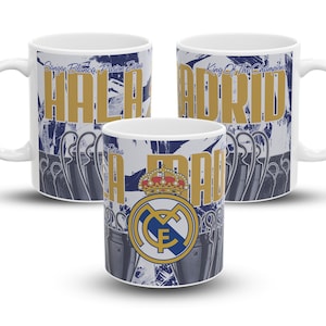 Real Madrid Coffee Mug | Real Madrid Coffee Cup | Real Madrid Gift | Football Souvenir | Cr7 Fan | Real Madrid Fan | Cristiano Ronaldo