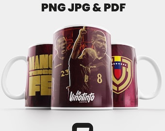 Vinotinto Digital Design | Hand I Have Faith | Rincon, Rondon & Soteldo Poster | Venezuela Soccer Printable | Copa America | Instant Download