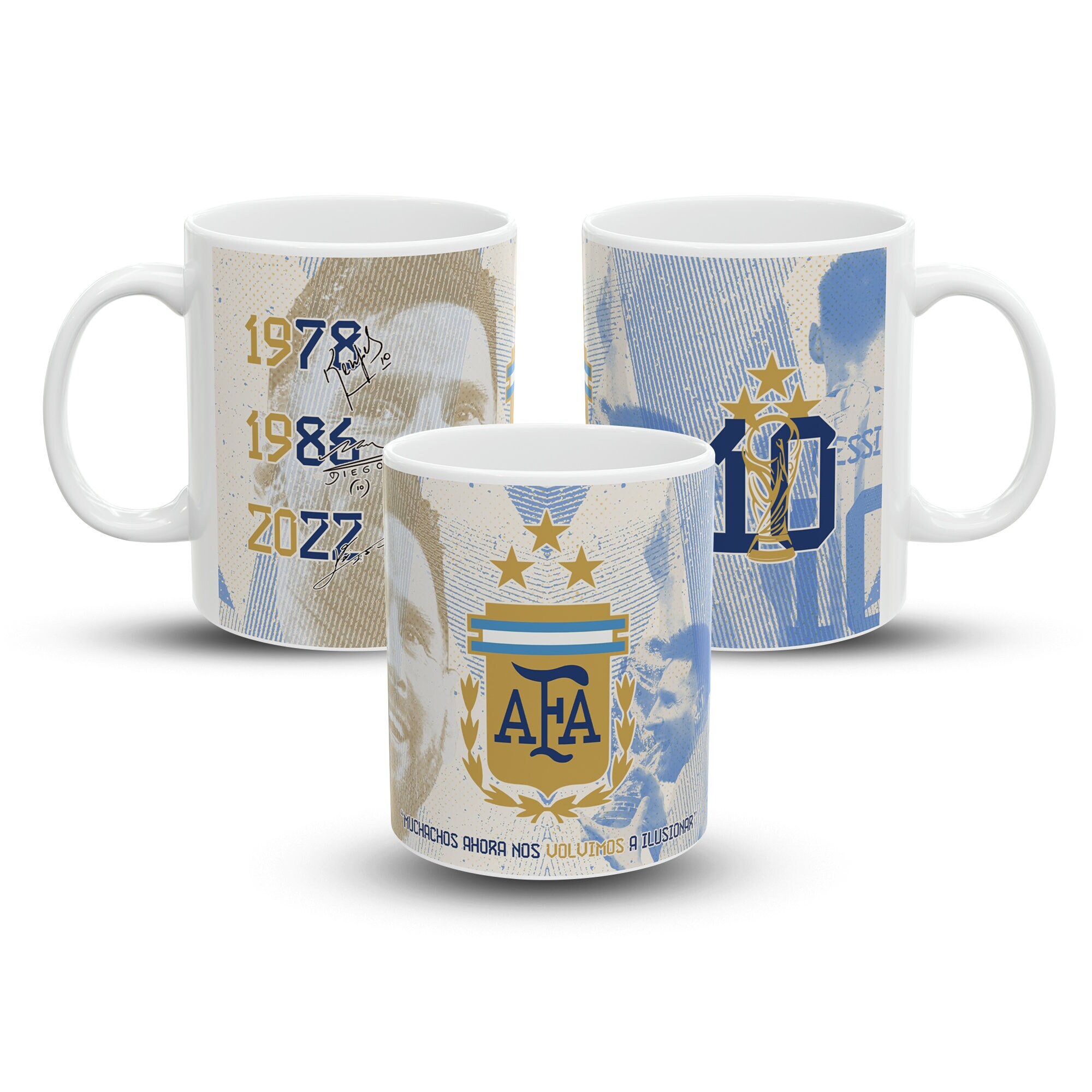 Argentina Coffee Mug | Argentina Coffee Mug | Gifth | Football Souvenir Mug | Fan Messi | Fan Barcelona | Maradona | Copa America