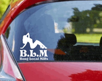 Blm Bang Local Milfs Sticker - Etsy