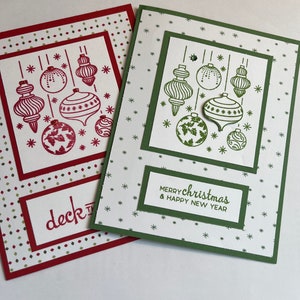 Handmade Stampin’ Up! Christmas Cards