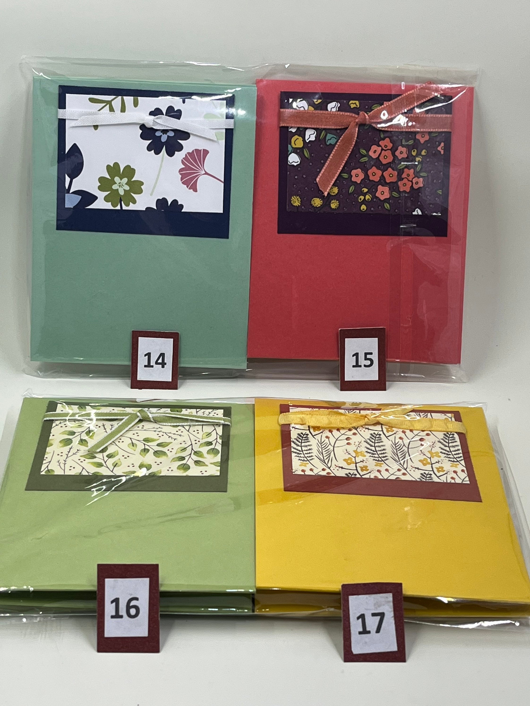 2024 Handmade Stand up Mini Stampin Up Desk Calendars With Gift Box ...