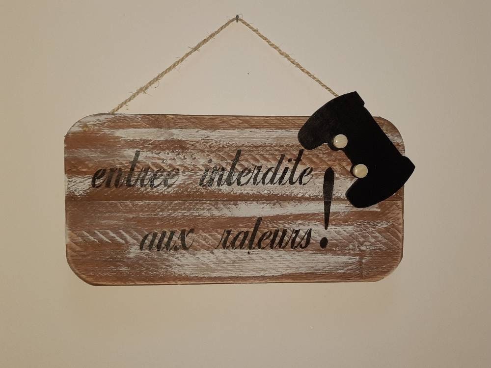 Plaque de Porte Pour Gamer