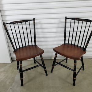 Black Hitchcock Chairs - Etsy