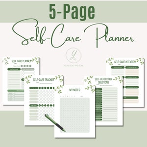 Daily Self Care Checklist Self-Care Planner Selfcare Tracker Wellness Planner Printable Daily Wellbeing Mindfulness Instant Download PDF