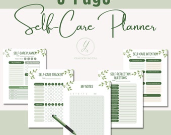 Daily Self Care Checklist Self-Care Planner Selfcare Tracker Wellness Planner Printable Daily Wellbeing Mindfulness Instant Download PDF