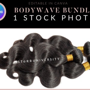 ボディウェーブ バンドル ストック写真 Canva | ヘアビジネス | ヘアストック | 黒人モデル モックアップ | ヘア名刺 | ヘア価格表 | ウィッグ ヘアエクステンション