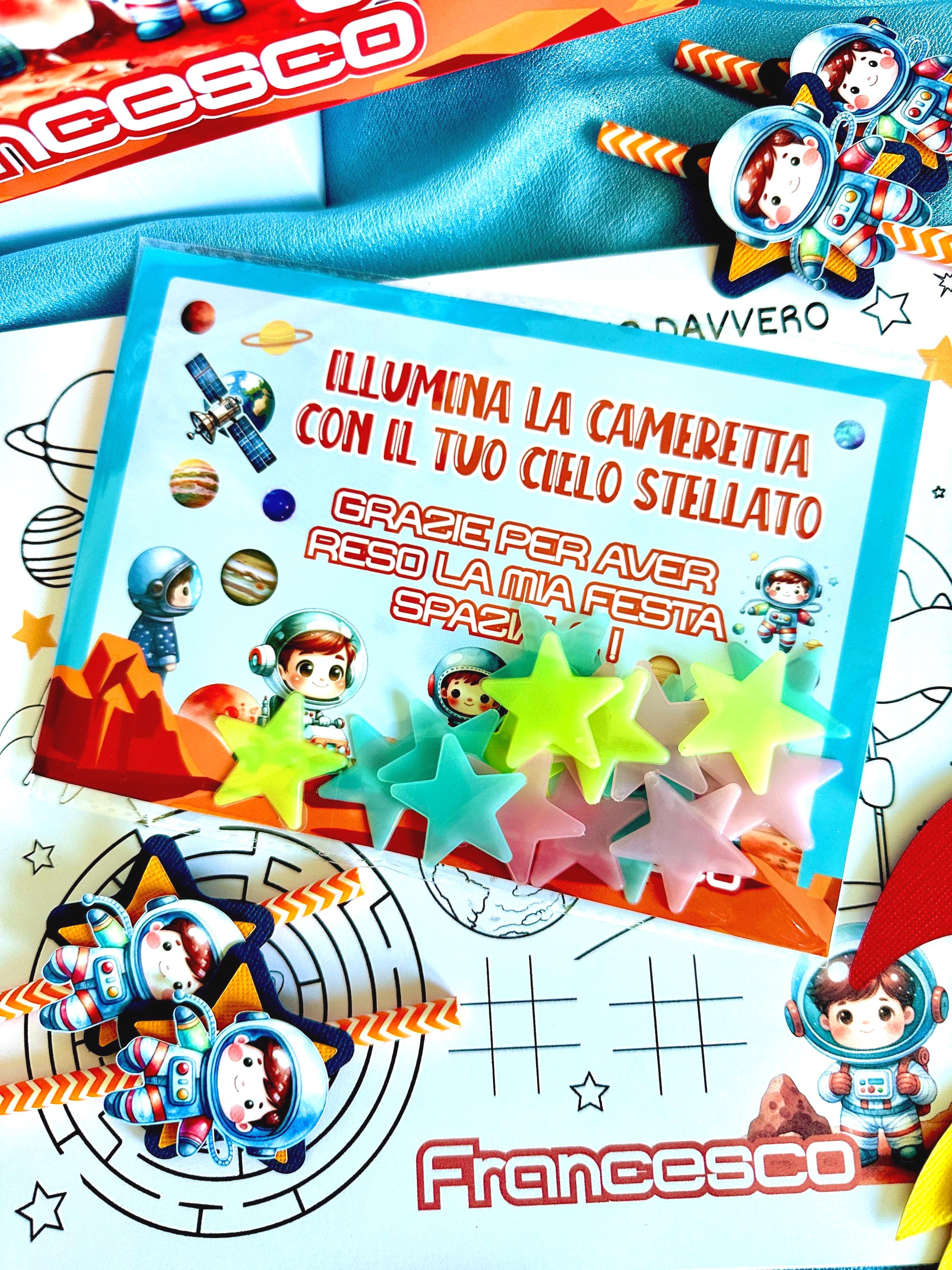 Poster con Foto Personalizzato Compleanno Stelle e Luna - Smart Print