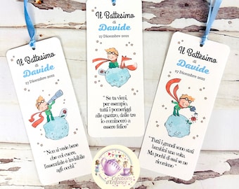 Little Prince Bookmark for Baptism, Birth or Birthday.