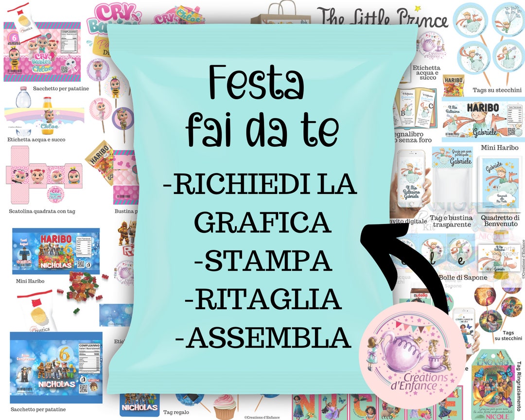 2 Striscioni Personalizzati Per Compleanno Bambini E Adulti - Decorazioni Feste Con Nome Ed Età