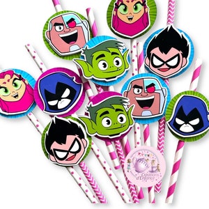 Superhelden-Party-Set für Mädchen, Geburtstagsparty-Dekorationen für Kinder, Partygeschenke, Banner, Chips, Einladung, Mini-Nutella, Party-Snacks.