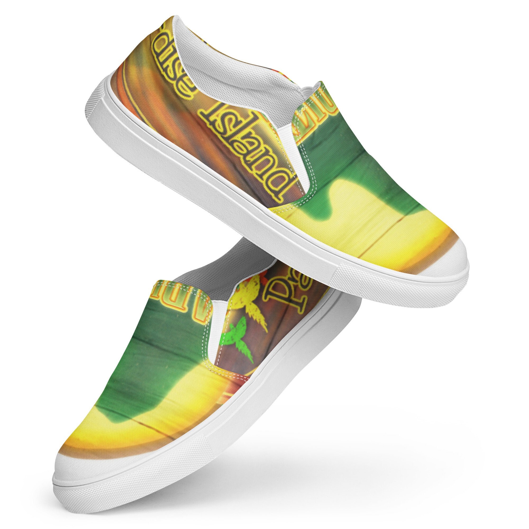 Buffet Parrot Island Shoes, Margaritaville Slipon Canvas Shoes, Parrot