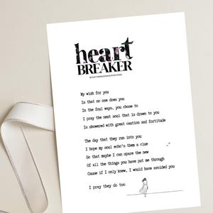 Poema de desgosto, divórcio, poesia para impressão, cartão de amor com poesia, cartão para impressão para ela, cartão para ele, download instantâneo