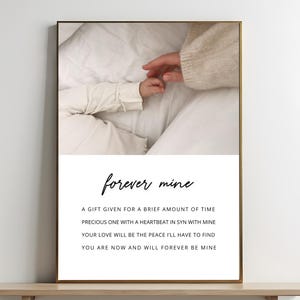 Custom Personalized Photo and Poem Print, Personalized Child Loss Memorial Print, Photo Remembrance Gift (Digital Download)
