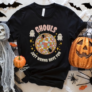 Ghouls Just Wanna Have Fun Shirt | Halloween Shirt | Retro Preppy | Graphic Tee