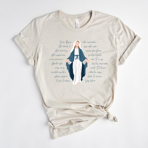 Salve Regina Camiseta | Rainha santamente da saraiva camiseta de <br> Entrega Rápida? Virgem Maria Camiseta de <br> Entrega Rápida? camisa católica | camisa cristã | Camisa de Oração