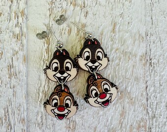 Chip and Dale Earrings