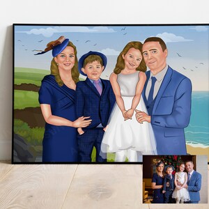 Custom Caricature from Photo, Custom Portrait, Portrait from Photo, Custom Painting from Photo, Portrait Illustration, Custom illustration