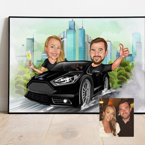Custom Caricature from Photo,Custom Couple Illustration,Custom Portrait,Portrait from Photo,Custom Painting from Photo,Portrait Illustration