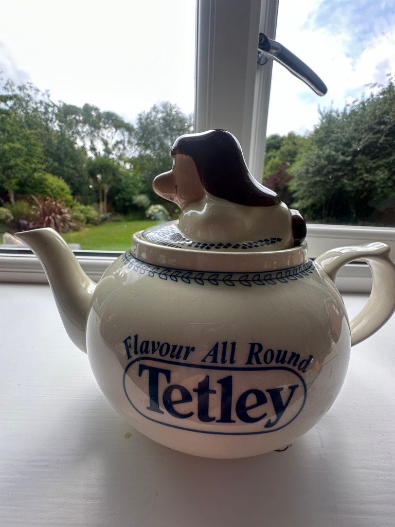 Tetley Tea Pot - Etsy