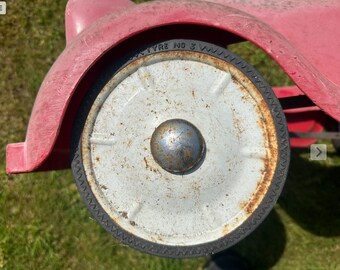 Triang Vintage Childs Plastic Body Pedal Car All Original Collectable