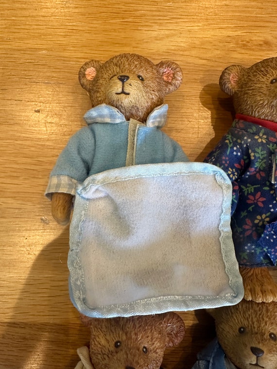 RUSS ラス社 テディベア ヴィンテージ Centennial BIG Vintage Russ Teddy Bear Plastic Figures X 6 Adorable and