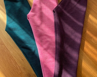 Leggings aus Merinowolle Kinder Leggings, Wollhose aus bio Merinowolle
