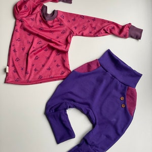 Knickerbockers made of merino wool, harem pants, wool pants for children