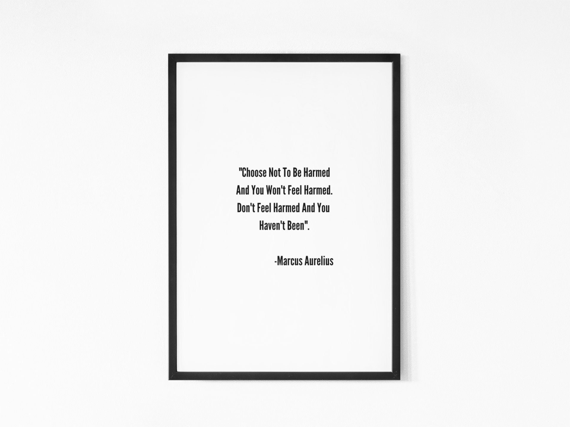 Home & Living Home Decor Wall Decor Marcus Aurelius Quote Quote Print