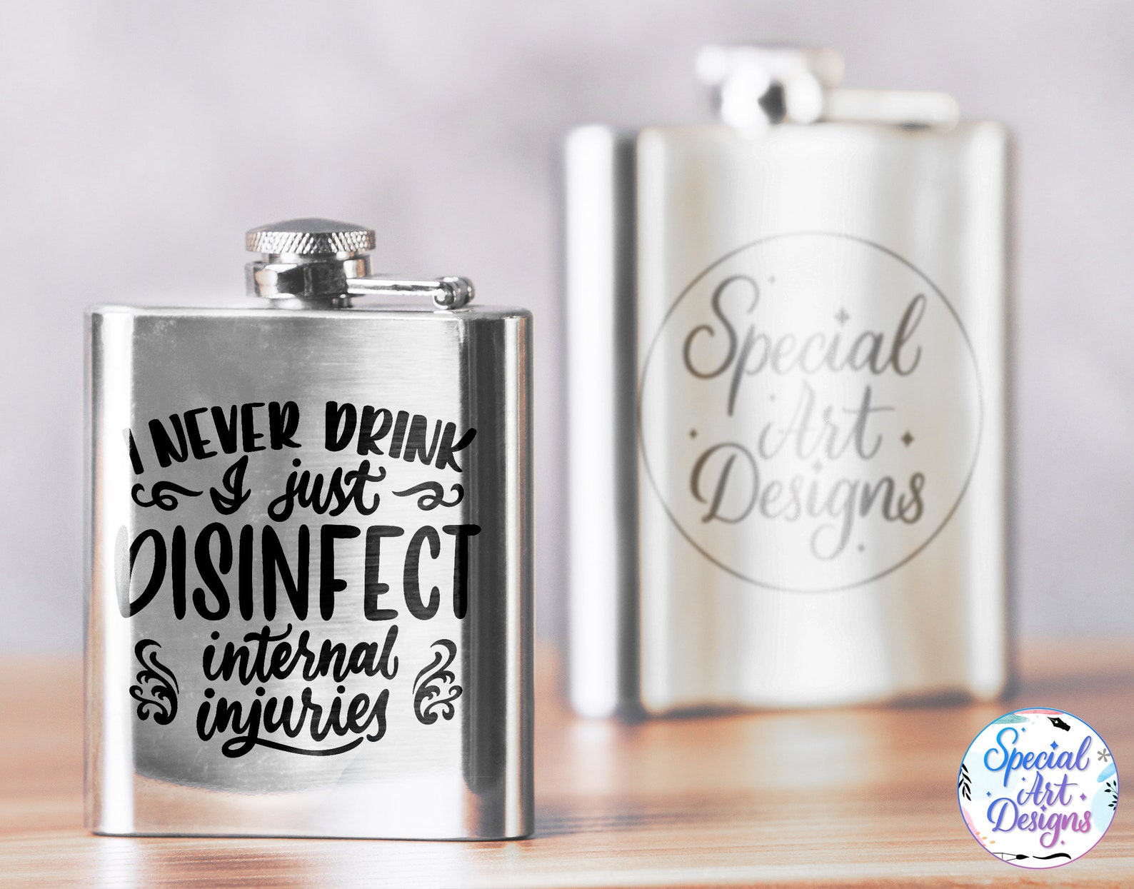 Flask Quotes Svg Bundle Funny Alcohol Svg Flask Svg Etsy