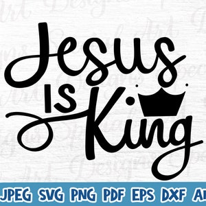 Cuore Gesù è Re / Regalo per cristiani / Religiosi / Servizio domenicale / Amore Gesù SVG / Felpa grafica / Felpa fede cristiana