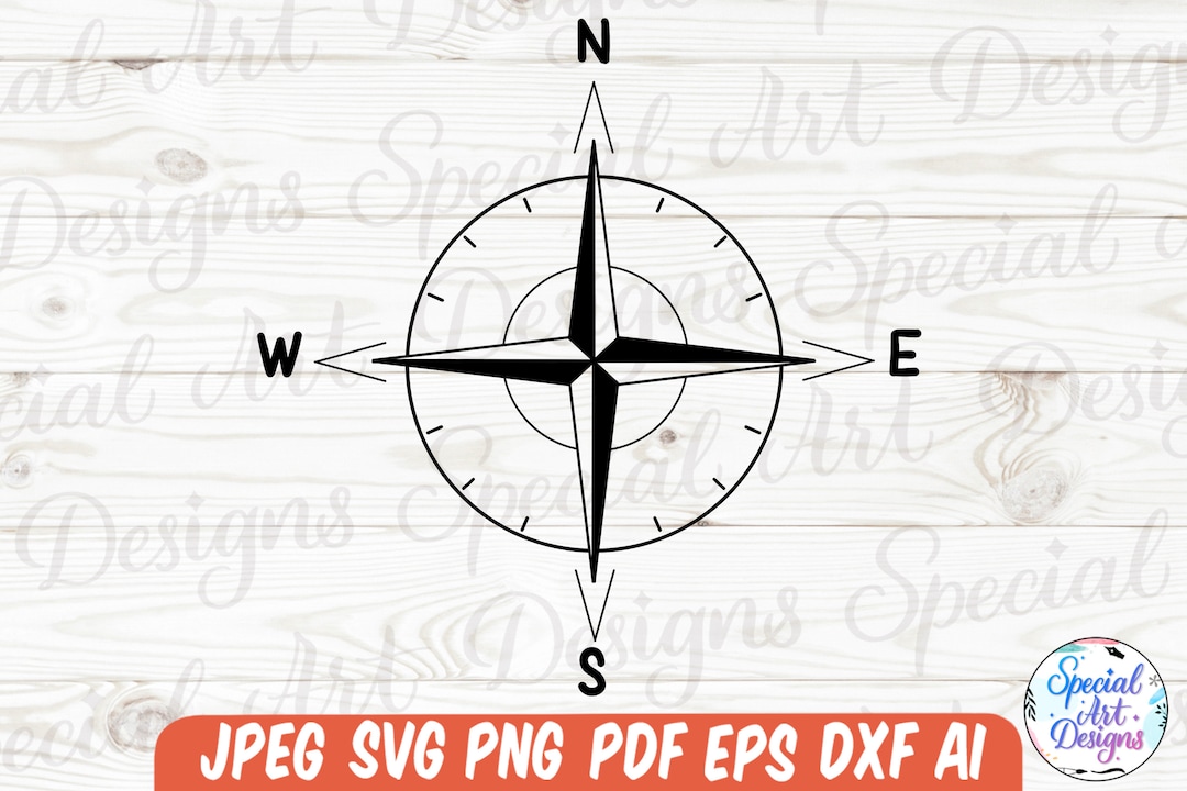 Compass Svg | Nautical Compass Svg | Compass | Compass Rose Svg ...