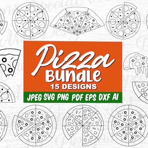 Pizza Svg Bundle | Pizza Sayings Svg | Pizza Slice Outline Svg | Pizza Clipart | Pizza Party | Pizza t-shirt | Pizzas Svg | Silhouette | Svg