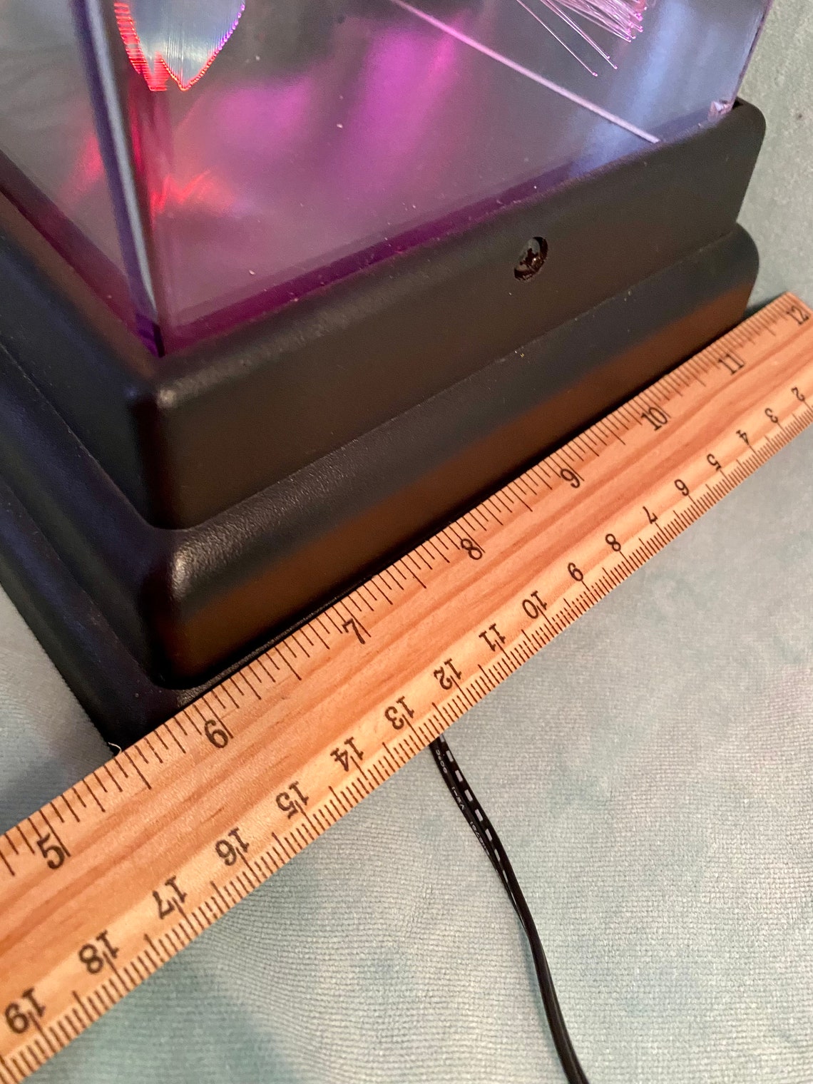 Vintage Fibreoptic Colour Changing Peacock Lamp Etsy Canada