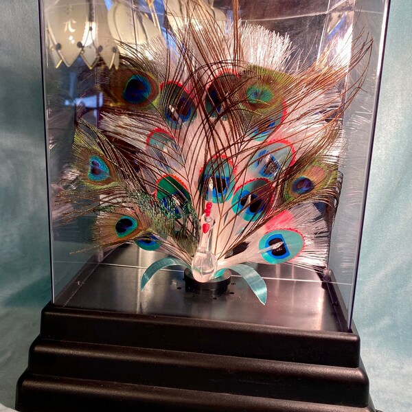 Vintage Peacock Lamp Etsy UK