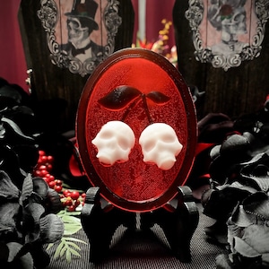 Corpse Freshener Soap | Gothic Handmade Bar Soap | Maraschino Cherry Scent | Sweet, Nostalgic, Hydrating Skincare