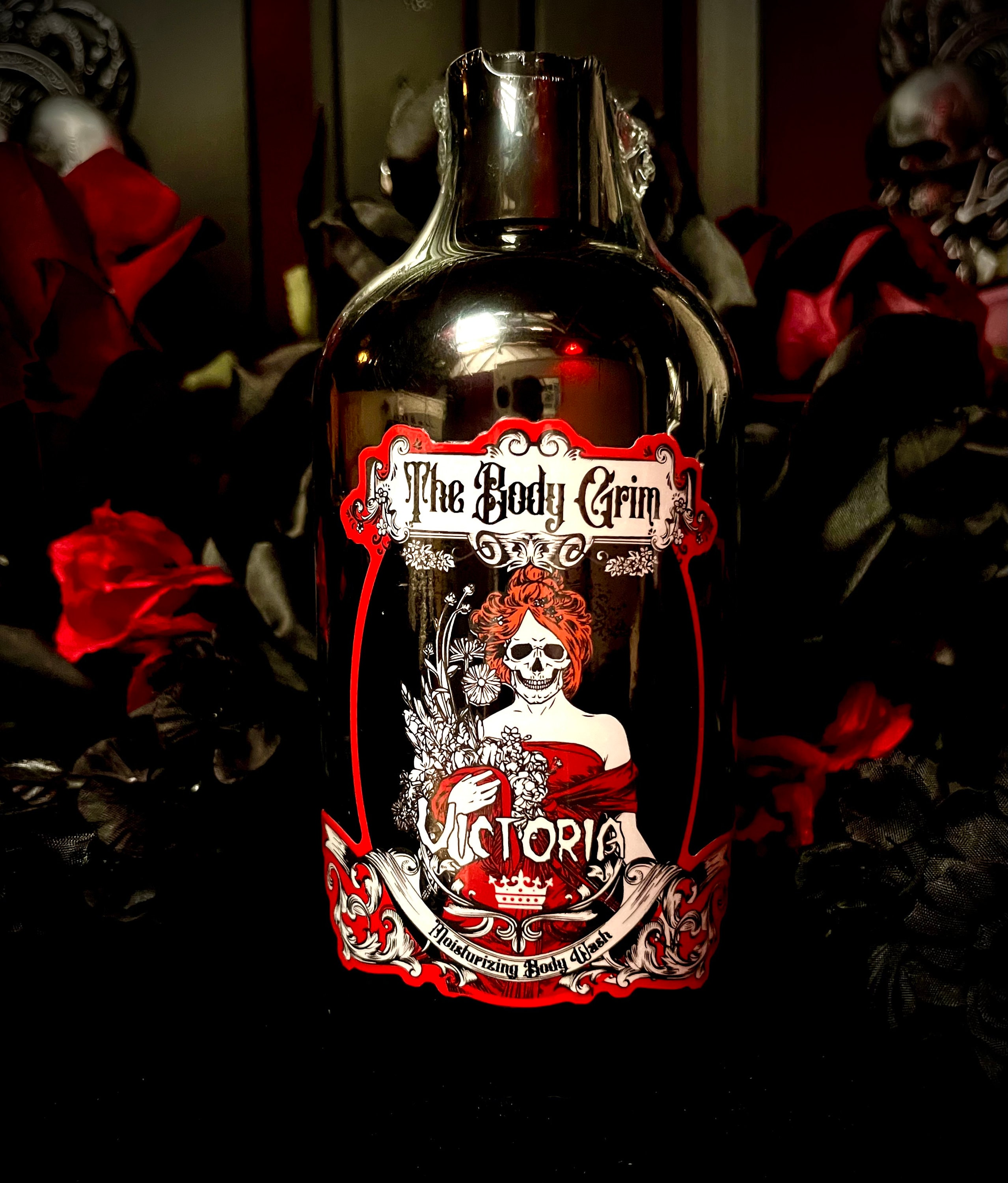 Victoria 16oz. Body Wash | Heliotrope, Orange, Vanilla Scent | Unique, Floral, Fruity | Aloe & Glycerin-Based