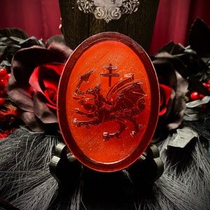 Draconis Sanguis Soap | Dragon’s Blood, Cedar & Sandalwood | Gothic Handmade Soap | Sulfate-Free, Glycerin Base