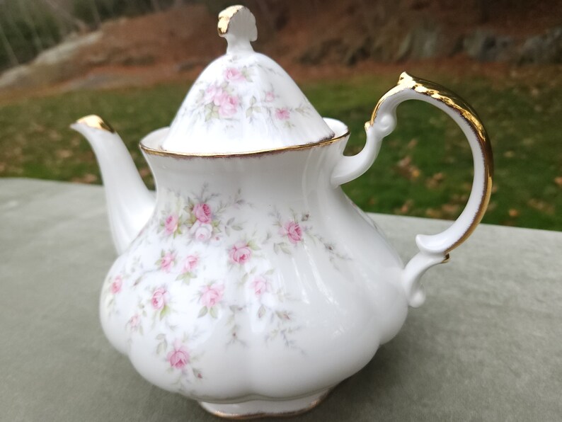 Vintage Paragon Victoriana Rose Teapot Etsy